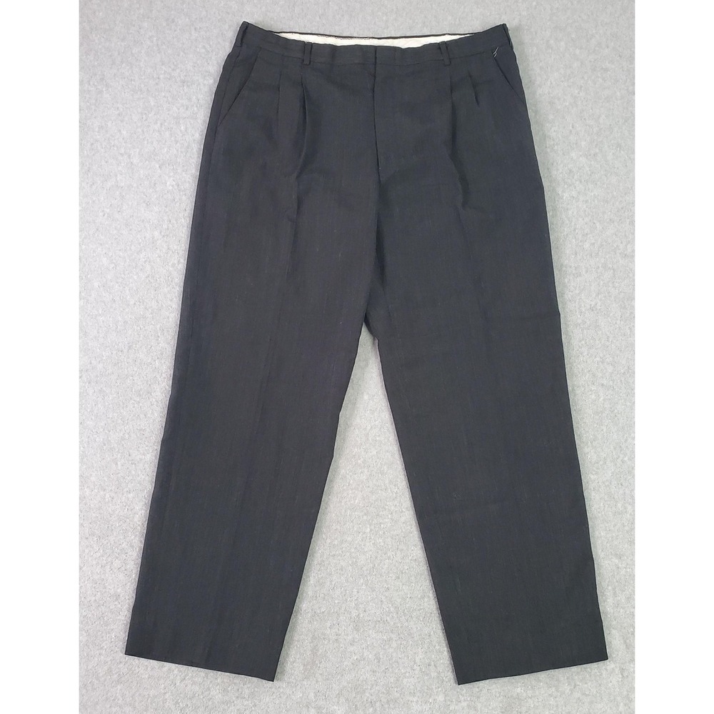 MonteCristo Dress Pants Mens 36x29 Gray Pleated Venezuela Business Workwear